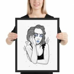Wolfmumma Darkest Vixen Framed Art • Evie