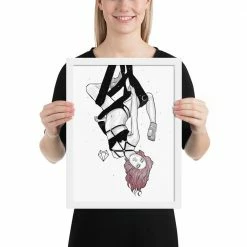 Wolfmumma Darkest Vixen Framed Art • Lissa