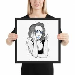 Wolfmumma Darkest Vixen Framed Art • Evie
