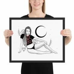 Buy ✨ Wolfmumma Darkest Vixen Framed Art • Tracie 🥰 28 Wolfmumma Darkest Vixen Framed Art • Tracie