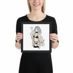 Wolfmumma Darkest Vixen Framed Art • Emily