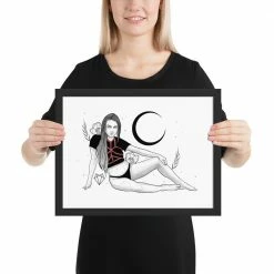 Buy ✨ Wolfmumma Darkest Vixen Framed Art • Tracie 🥰 24 Wolfmumma Darkest Vixen Framed Art • Tracie