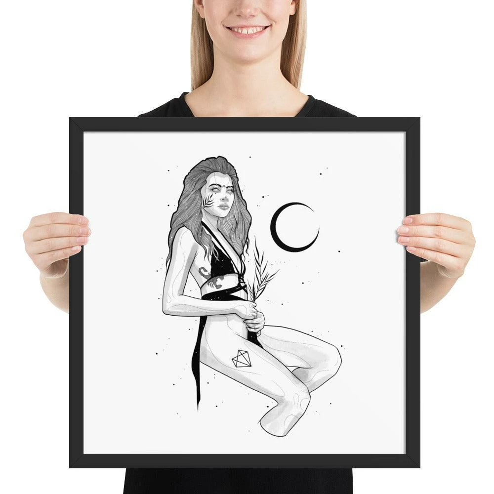 Wholesale 🔥 Wolfmumma Darkest Vixen Framed Art • Tiff ⌛ 12 Wolfmumma Darkest Vixen Framed Art • Tiff