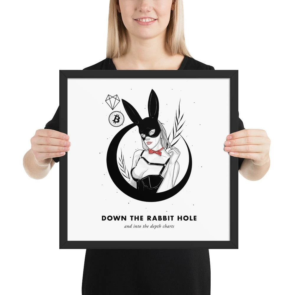 Cheapest 🤩 Wolfmumma Bitcoin Art In Frame • Margo X Down The Rabbit Hole Cypherpunk ✨ 10 Wolfmumma Bitcoin Art In Frame • Margo X Down The Rabbit Hole Cypherpunk