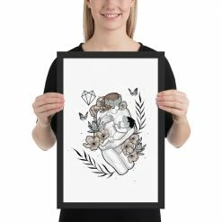 Wolfmumma Darkest Vixen Framed Art • Alexis