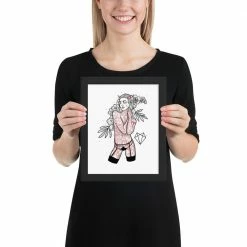 Wolfmumma Darkest Vixen Framed Art • Brooke