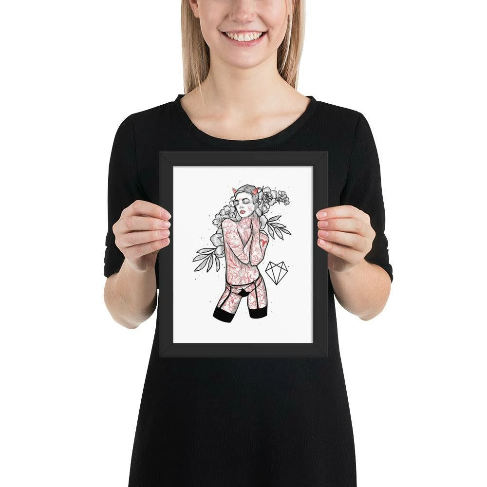 Coupon π Wolfmumma Darkest Vixen Framed Art β’ Brooke π 4 Wolfmumma Darkest Vixen Framed Art β’ Brooke