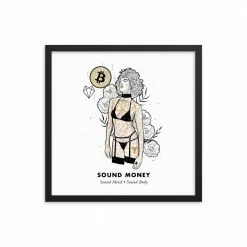 Discount π₯° Wolfmumma Bitcoin Art In Frame β’ Emily X Sound Money π€© 30 Wolfmumma Bitcoin Art In Frame β’ Emily X Sound Money