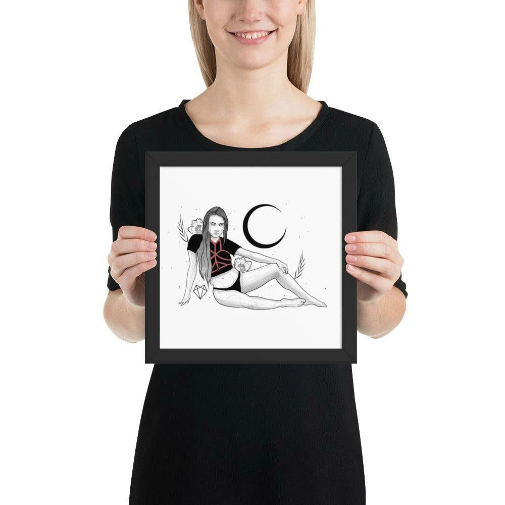 Buy ✨ Wolfmumma Darkest Vixen Framed Art • Tracie 🥰 5 Wolfmumma Darkest Vixen Framed Art • Tracie