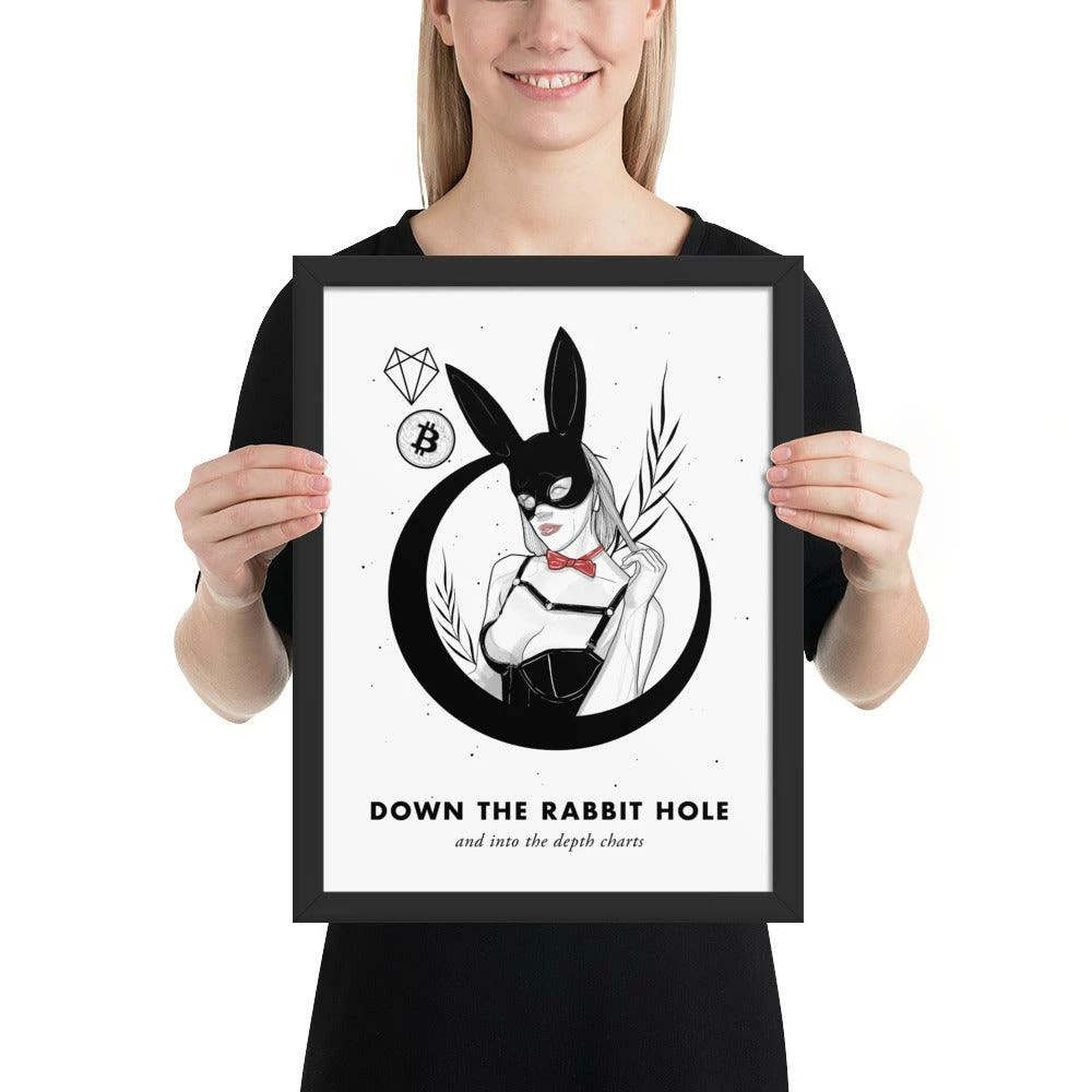 Cheapest 🤩 Wolfmumma Bitcoin Art In Frame • Margo X Down The Rabbit Hole Cypherpunk ✨ 7 Wolfmumma Bitcoin Art In Frame • Margo X Down The Rabbit Hole Cypherpunk