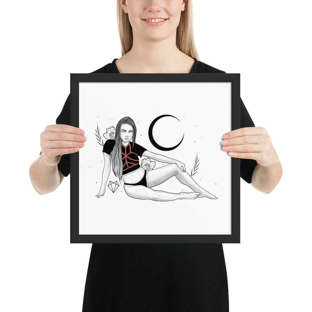 Buy ✨ Wolfmumma Darkest Vixen Framed Art • Tracie 🥰 8 Wolfmumma Darkest Vixen Framed Art • Tracie