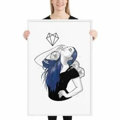 Wolfmumma Darkest Vixen Framed Art • Lexy