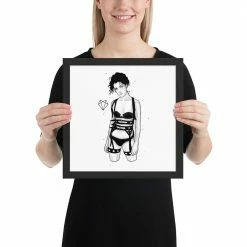 Wolfmumma Darkest Vixen Framed Art • Sky