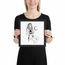 Wholesale 🔥 Wolfmumma Darkest Vixen Framed Art • Tiff ⌛ 21 Wolfmumma Darkest Vixen Framed Art • Tiff