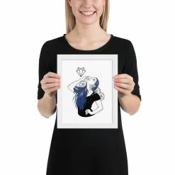 Wolfmumma Darkest Vixen Framed Art • Lexy