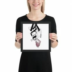 Wolfmumma Darkest Vixen Framed Art • Lissa