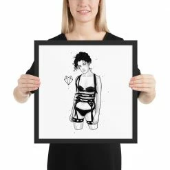 Wolfmumma Darkest Vixen Framed Art • Sky