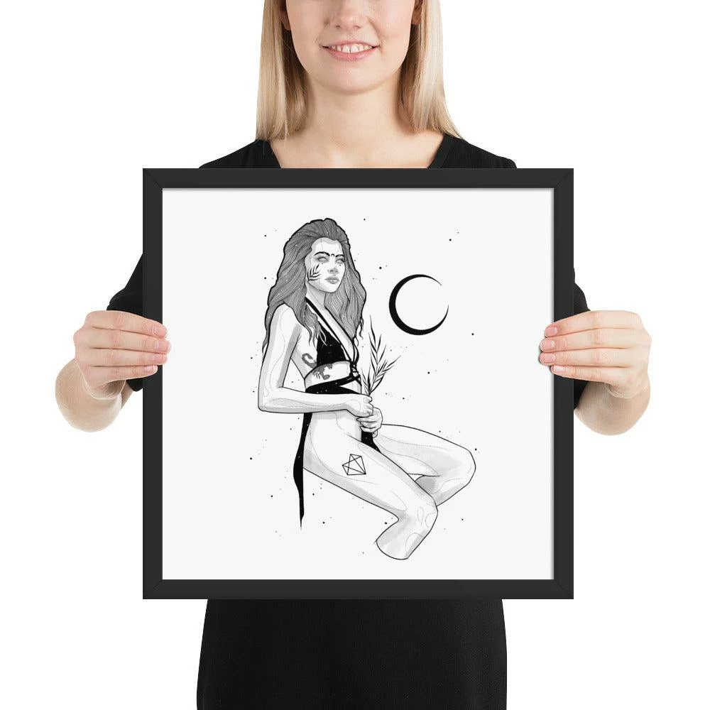 Wholesale 🔥 Wolfmumma Darkest Vixen Framed Art • Tiff ⌛ 10 Wolfmumma Darkest Vixen Framed Art • Tiff