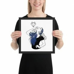 Wolfmumma Darkest Vixen Framed Art • Lexy