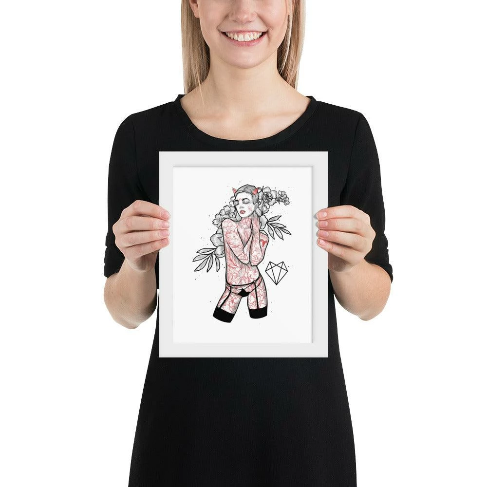 Coupon π Wolfmumma Darkest Vixen Framed Art β’ Brooke π 15 Wolfmumma Darkest Vixen Framed Art β’ Brooke