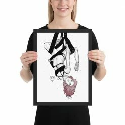 Wolfmumma Darkest Vixen Framed Art • Lissa