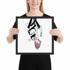 Wolfmumma Darkest Vixen Framed Art • Lissa