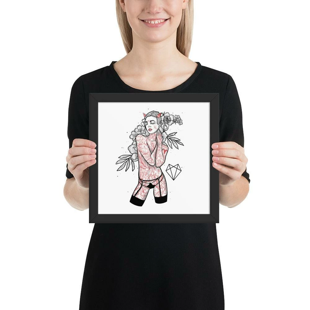 Coupon π Wolfmumma Darkest Vixen Framed Art β’ Brooke π 5 Wolfmumma Darkest Vixen Framed Art β’ Brooke