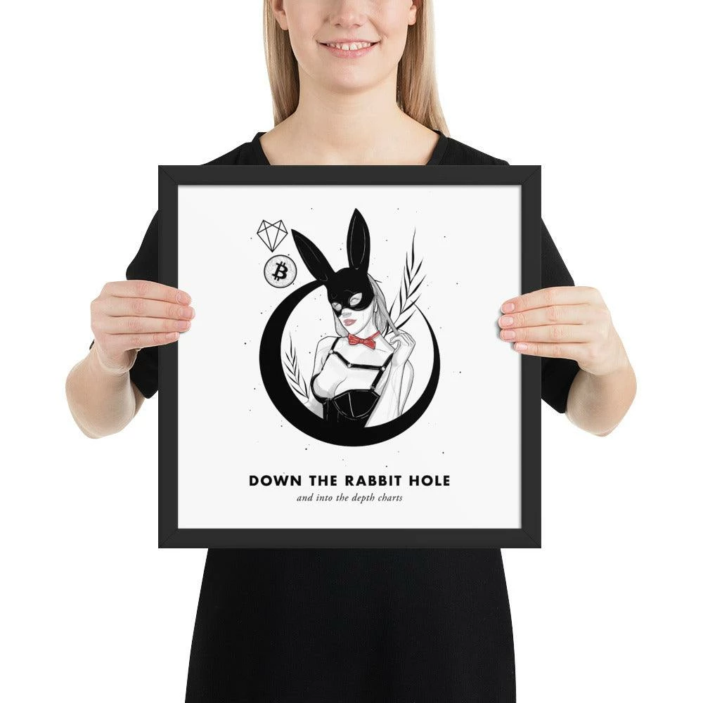 Cheapest 🤩 Wolfmumma Bitcoin Art In Frame • Margo X Down The Rabbit Hole Cypherpunk ✨ 8 Wolfmumma Bitcoin Art In Frame • Margo X Down The Rabbit Hole Cypherpunk