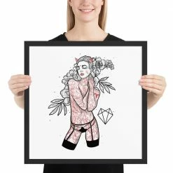 Coupon π Wolfmumma Darkest Vixen Framed Art β’ Brooke π 28 Wolfmumma Darkest Vixen Framed Art β’ Brooke