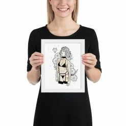 Wolfmumma Darkest Vixen Framed Art • Emily