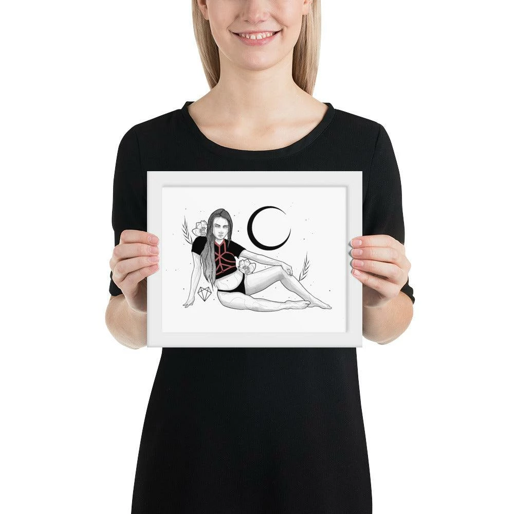 Buy ✨ Wolfmumma Darkest Vixen Framed Art • Tracie 🥰 14 Wolfmumma Darkest Vixen Framed Art • Tracie