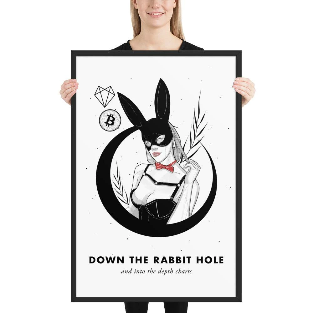 Cheapest 🤩 Wolfmumma Bitcoin Art In Frame • Margo X Down The Rabbit Hole Cypherpunk ✨ 14 Wolfmumma Bitcoin Art In Frame • Margo X Down The Rabbit Hole Cypherpunk