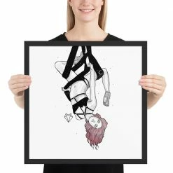 Wolfmumma Darkest Vixen Framed Art • Lissa