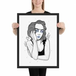 Wolfmumma Darkest Vixen Framed Art • Evie