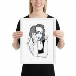Wolfmumma Darkest Vixen Framed Art • Evie