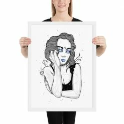 Wolfmumma Darkest Vixen Framed Art • Evie