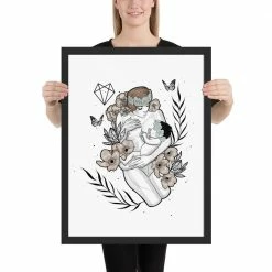 Wolfmumma Darkest Vixen Framed Art • Alexis