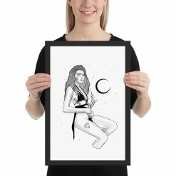 Wholesale 🔥 Wolfmumma Darkest Vixen Framed Art • Tiff ⌛ 25 Wolfmumma Darkest Vixen Framed Art • Tiff