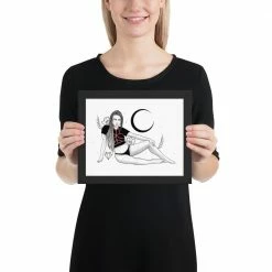 Wolfmumma Darkest Vixen Framed Art • Tracie