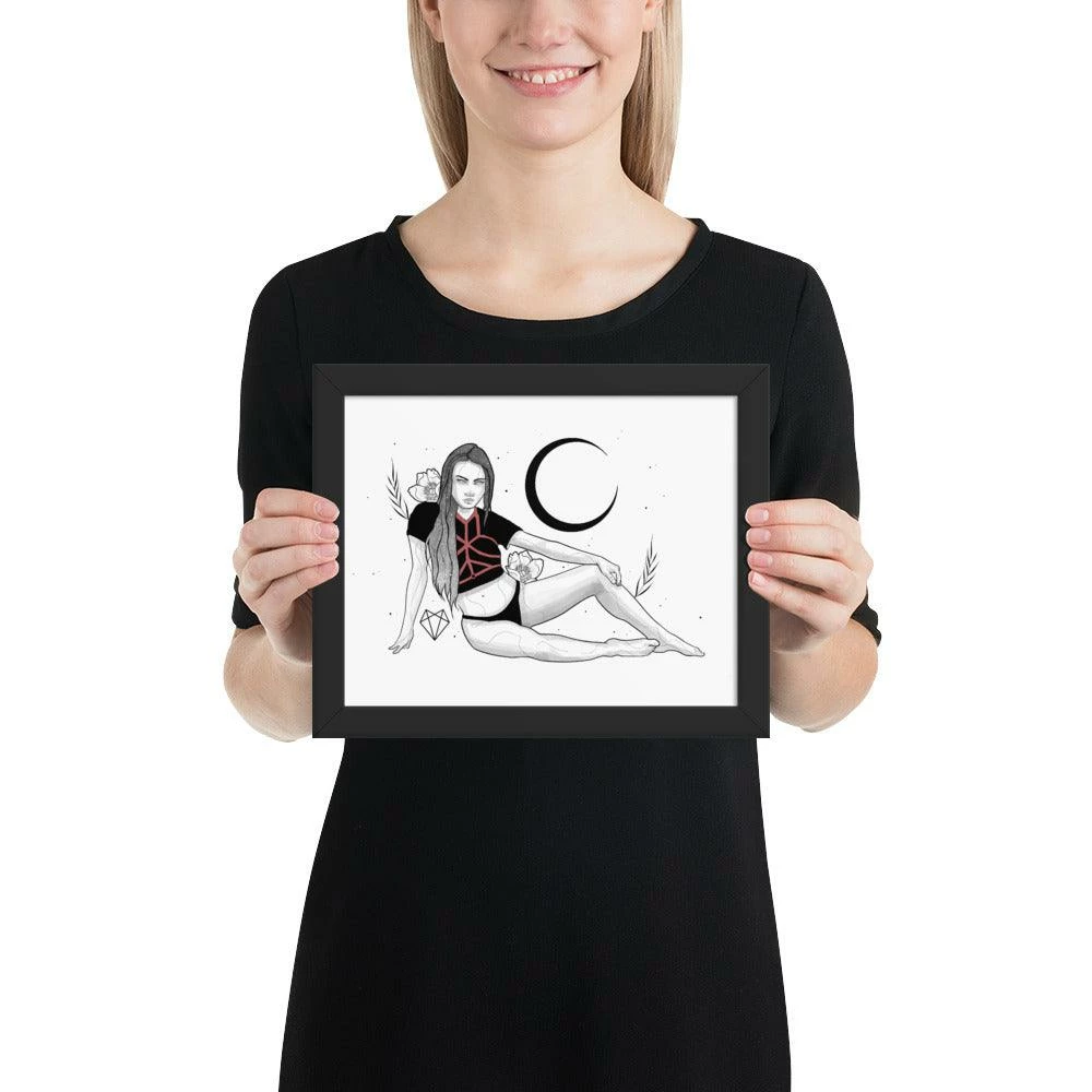 Buy ✨ Wolfmumma Darkest Vixen Framed Art • Tracie 🥰 4 Wolfmumma Darkest Vixen Framed Art • Tracie