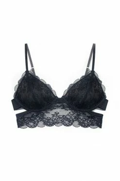 Monique Morin Bras Wild Lace Longline Bra