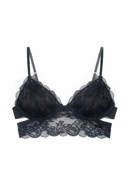Monique Morin Bras Wild Lace Longline Bra