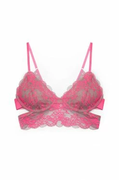 Monique Morin Bras Wild Lace Longline Bra