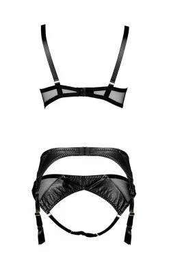 Something Wicked Montana Balconette Open Back Leather Set