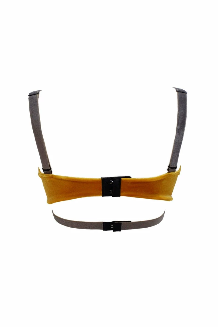 Deals π₯ K+1% Bras Mustard Yellow Velour Bra π€© 4 K+1% Bras Mustard Yellow Velour Bra