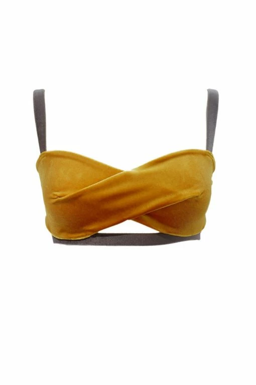Deals π₯ K+1% Bras Mustard Yellow Velour Bra π€© 3 K+1% Bras Mustard Yellow Velour Bra