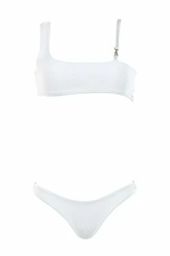 Demery Jayne White Nasiba Bikini Set Lingerie Sets