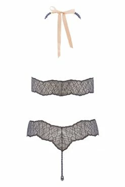 Bracli Lingerie Sets Sydney Dark Pearl Necklace Lingerie Set