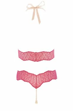 Bracli Lingerie Sets Sydney Pearl Necklace Red Lingerie Set