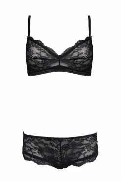 Nevaeh Intimates Lingerie Sets Fever & Thoughts Black Hipster Set